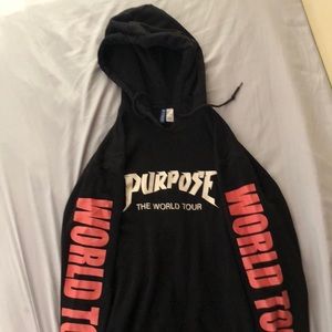 Justin Bieber Purpose Tour Hoodie Medium